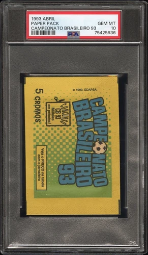1993 Abril Panini Paper Pack CAMPEONATO BRASILEIRO 93 PSA 10