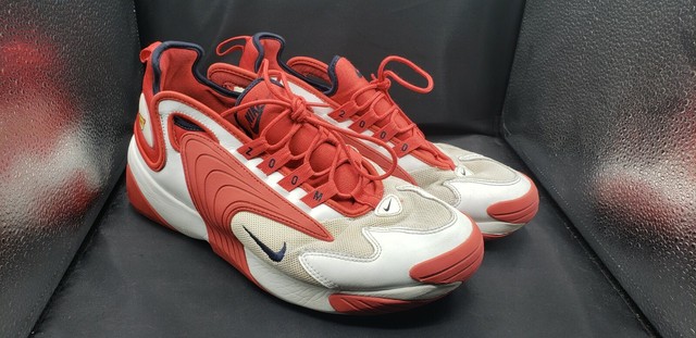 nike zoom 2000 red and white