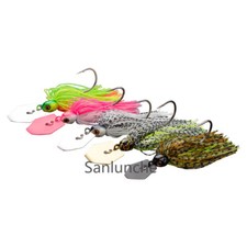 5pcs Spinnerbait Blade Bait with Rubber Skirt Fishing Lure Buzzbait 7g-21g