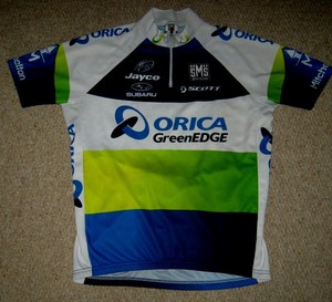 orica greenedge jersey
