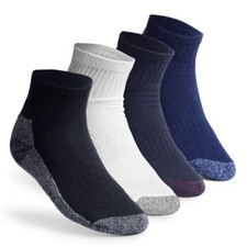 6/12 Pairs DICKIES Men Trainers Quarter Ankle Work Socks Thick H Duty 6-11