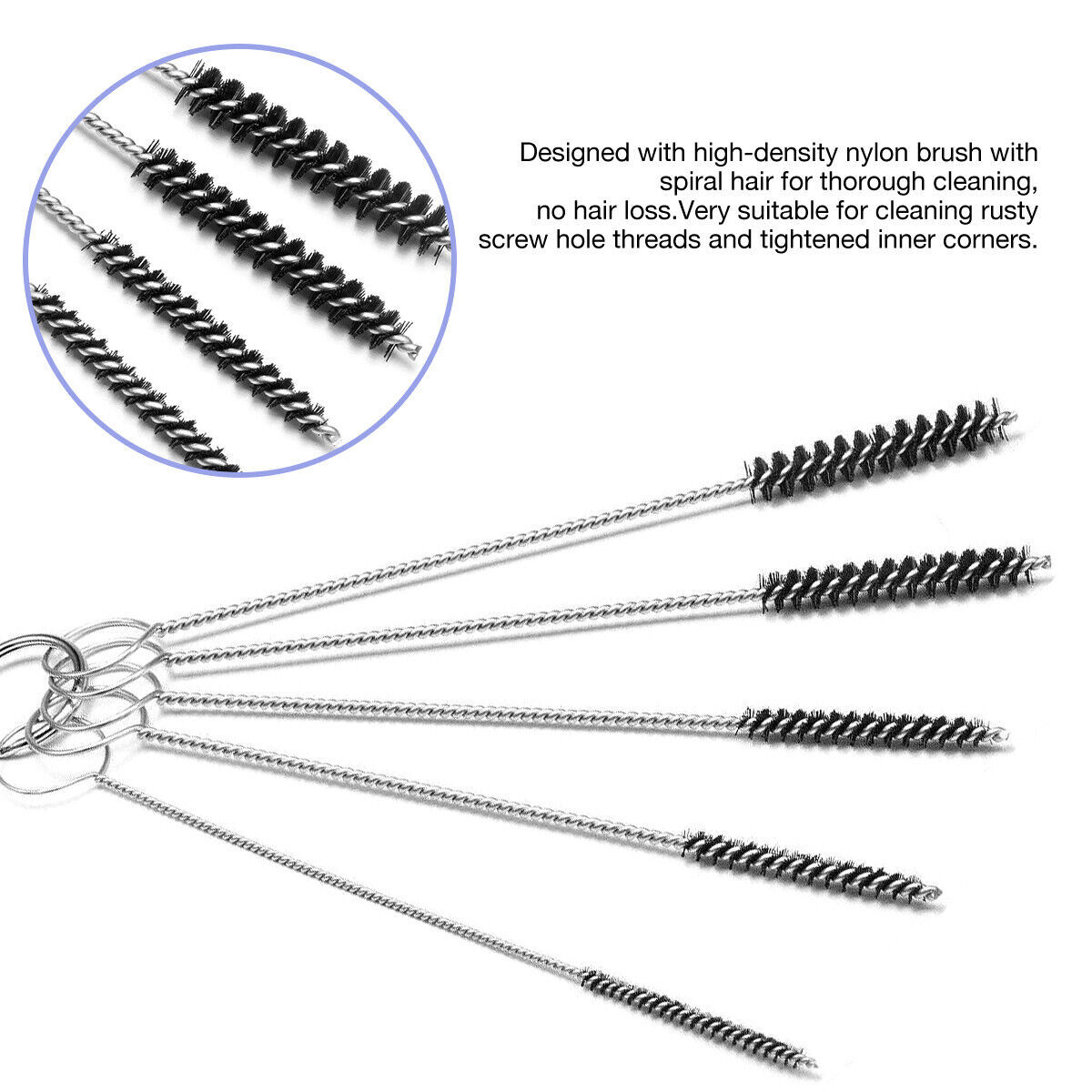 45X Carb Jet Cleaning Tool Carburetor Wire Cleaner Kit For Motorcycle