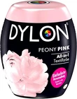 DYLON Textile Paint Peony Pink Colour & Fixer for 600g Fabric Peony