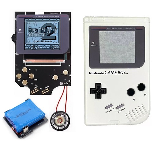 Game Boy DMG Laminated IPS Kit w/ Shell & USB-C LiPo Battery Gameboy *NO SOLDER* - Picture 15 of 20