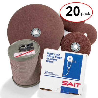 Sait 50011 - 4-1/2'' 36G Sanding Disc   -  (20Pack)