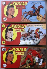 AQUILA ROSSA striscia completa 1/51 - ed. Tomasina - anastatica - edicola