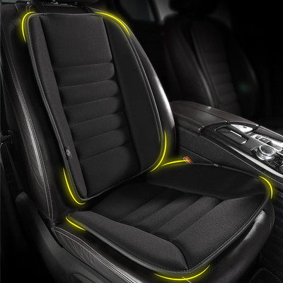 Car Seat Cushion with Back Support Pillow: Enhanced Comfort Memory Foam Design f