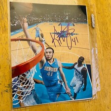 KOSTA KOUFOS NUGGETS SIGNED / AUTOGRAPHED 8X10 PHOTO NICE!!