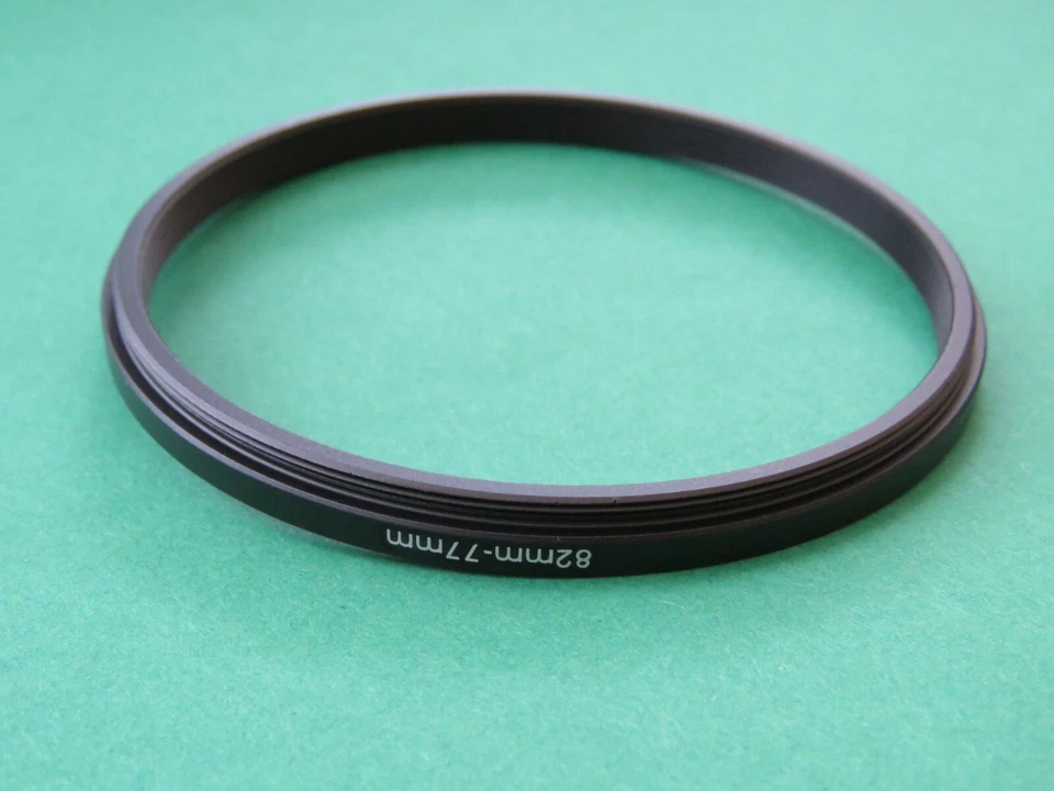 82mm-77mm 82-77 Stepping Step Down Male-Female Filter Ring Adapter 82mm-77mm - Image 2 of 2