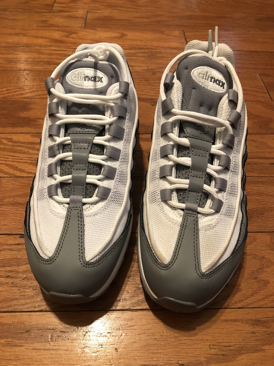 Nike Air Max 95 Essential Particle Grey White (CT1268-001 ) SZ 8 7.5  Mismatch LE | eBay