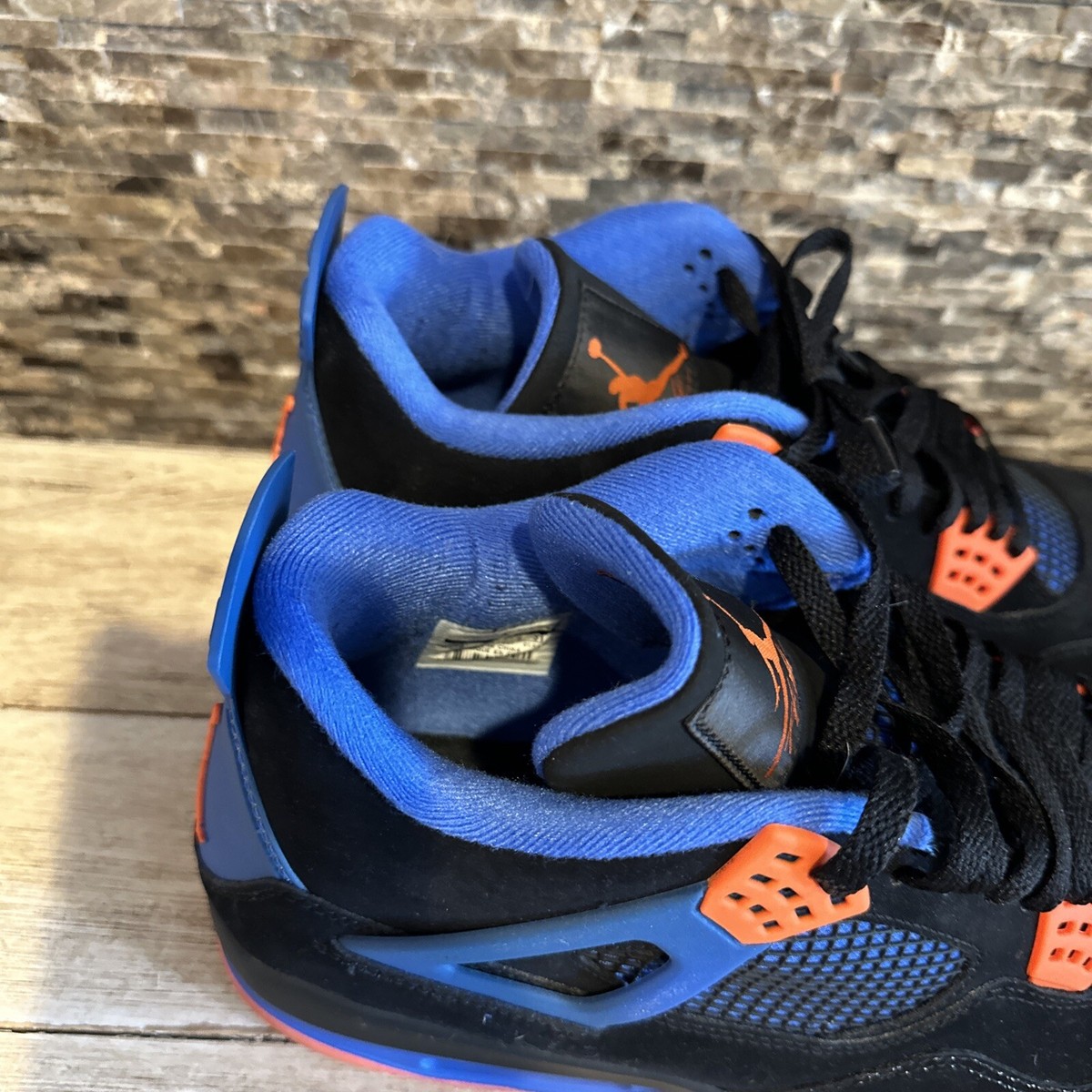 Nike Air Jordan 4 IV Cavs Knicks Blue Orange Black Mens 13