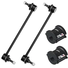 4PC Front Sway Bar Links + Front Bushings For 2005-2012 Ford Escape