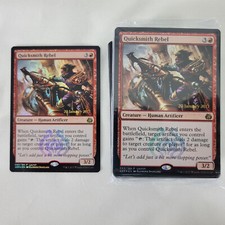 4x MTG FOIL Quicksmith Rebel Launch Promo NM Near Mint Magic the Gathering