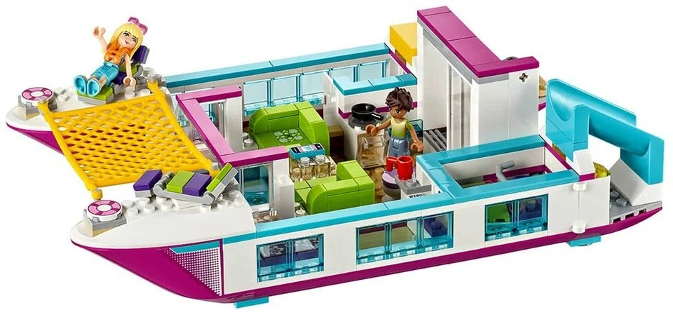 Lego Friends 41317 SUNSHINE CATAMARAN Olivia Stephanie Liam Sail Boat NEW IN BOX - Image 4 of 4
