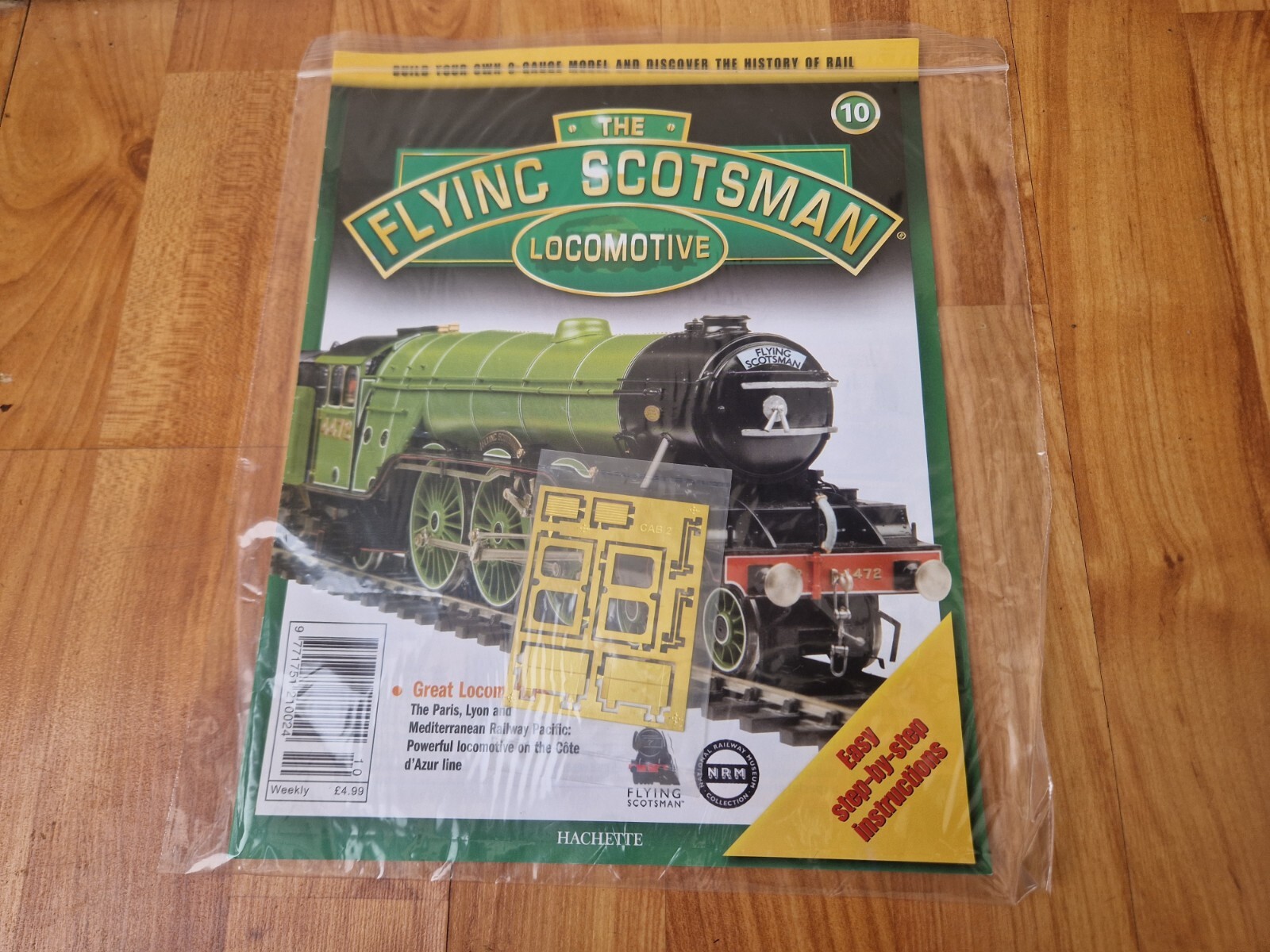 O GAUGE HACHETTE BUILD YOUR OWN THE FLYING SCOTSMAN MODEL TRAIN ISSUE 10 PART
