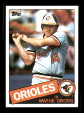 1985 Baseball 1985 Topps Wayne Gross Baltimore Orioles #416 1