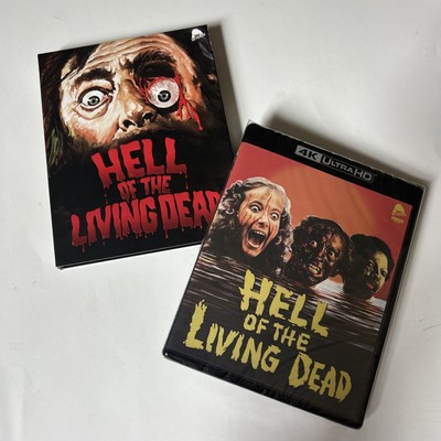 Severin 4K UHD Hell of the Living Dead Blu Ray-slipcase-3 set-Bruno Mattei-bonu