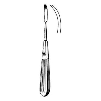 Joseph Periosteal Elevator, 6.75'', Fully Curved, 2 mm Wide Blade, No. 1 St Steel