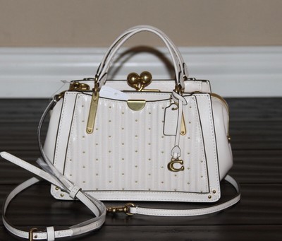 coach kisslock dreamer 21 with quilting and rivets