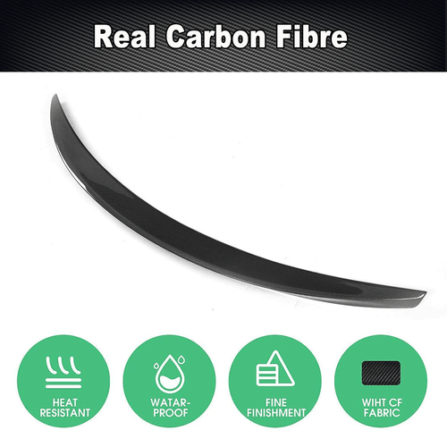 For Benz C253 GLC250 GLC300 GLC43 AMG REAL CARBON Rear Trunk Spoiler Boot Wing - Picture 6 of 12