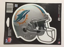 MIAMI DOLPHINS "HELMET" DIE-CUT WINDOW DECAL by RICO INDUSTRIES