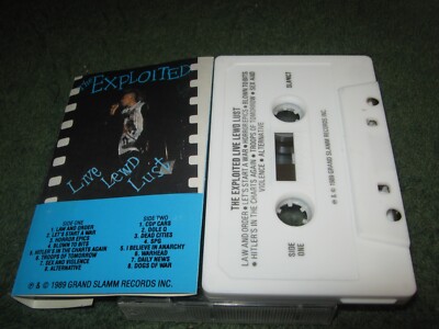 The Exploited - Live Lewd Lust (cassette)