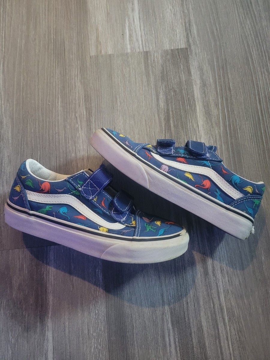 Vans DINOSAURS Blue KIDS Size VANosaurs On Shoes Limited PRO