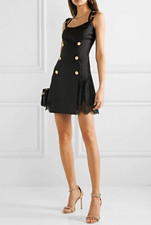 Versace BNWT RRP $4000 Bondage Buckle Strap Wool Dress Sz IT40