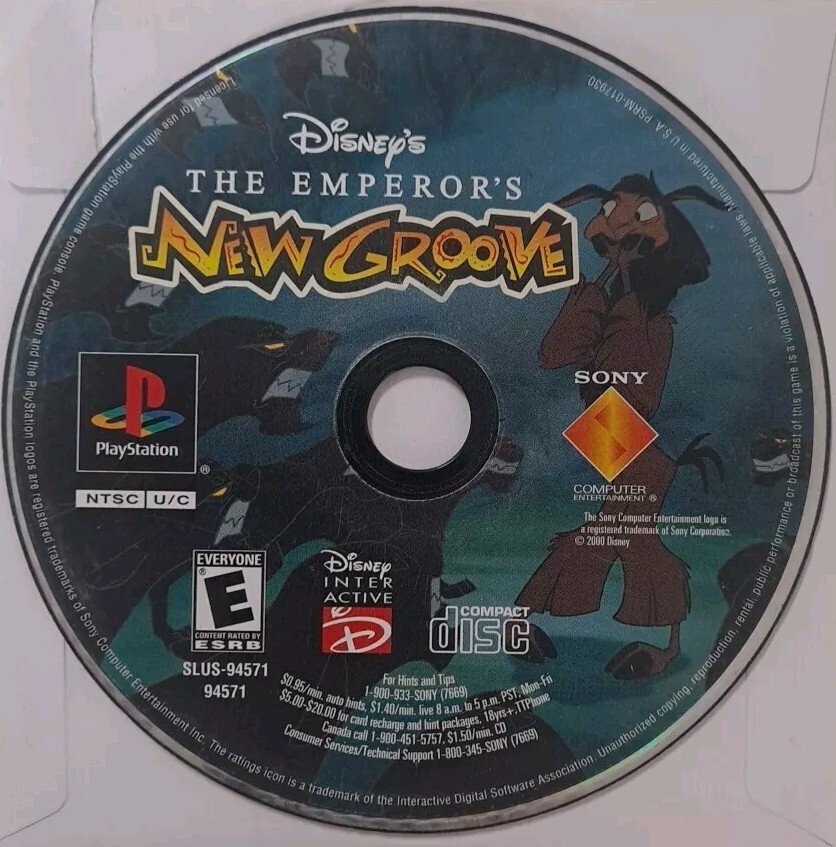 Disney&rsquo;s The Emperor&rsquo;s New Groove - Sony PlayStation 1 (PS1 