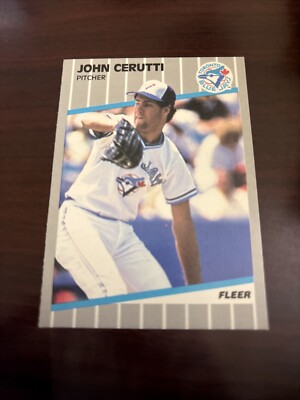 1989 Fleer John Cerutti #228 Toronto Blue Jays NM-MINT