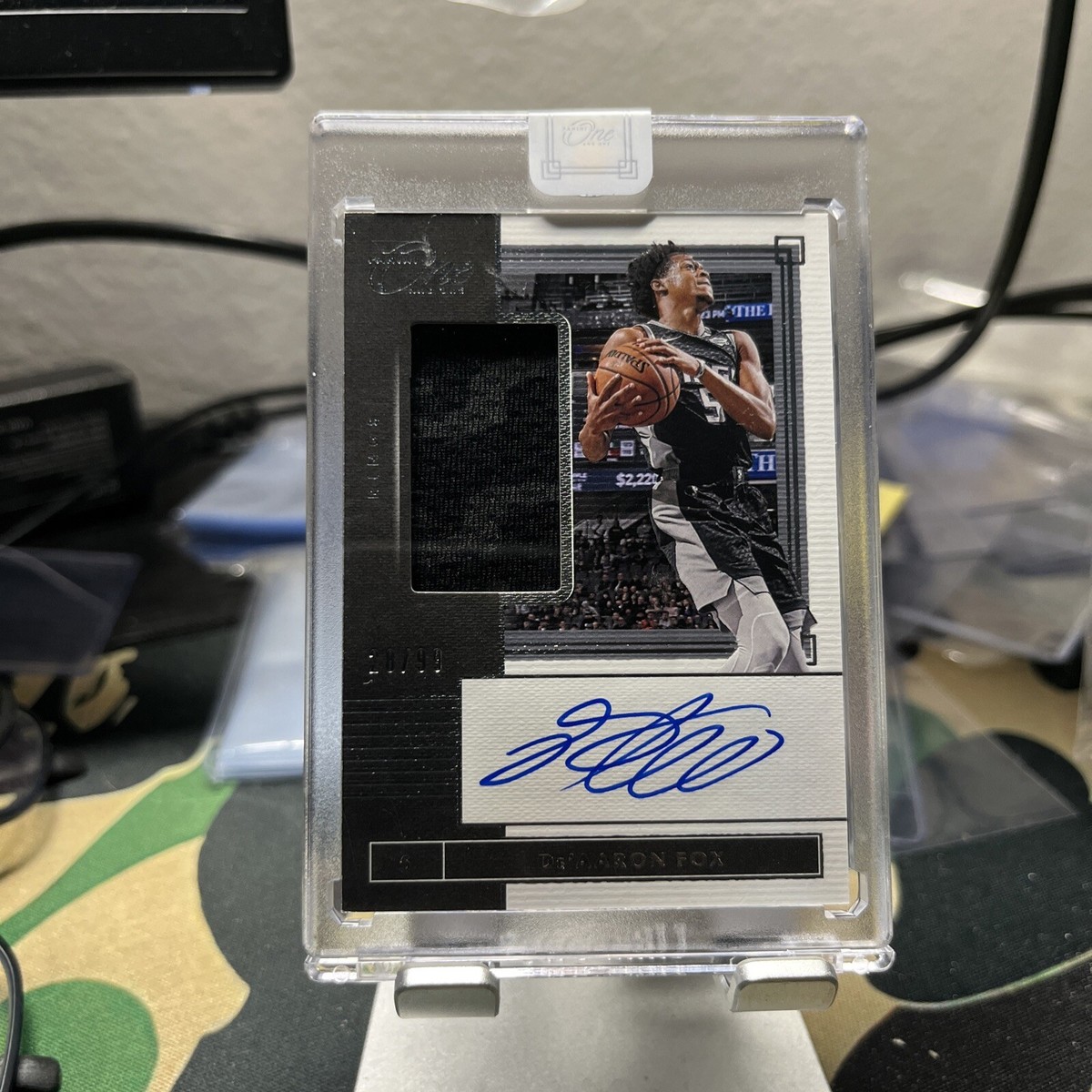 NBAカード デアーロン フォックス Fox ルーキー サインカード 2枚セット 2023-24 Panini NBA Hoops De'Aaron Fox #174 Sacramento Kings