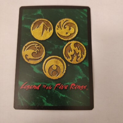 L5R - Legends of the Five Rings - GE Rares