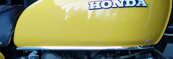 TANQUE DE COMBUSTIBLE/GAS HONDA CROMO MOLDURA/MOLDURA MOLDURA CB450 CB360 CB 360 450 CB360T Foto 2 de 4