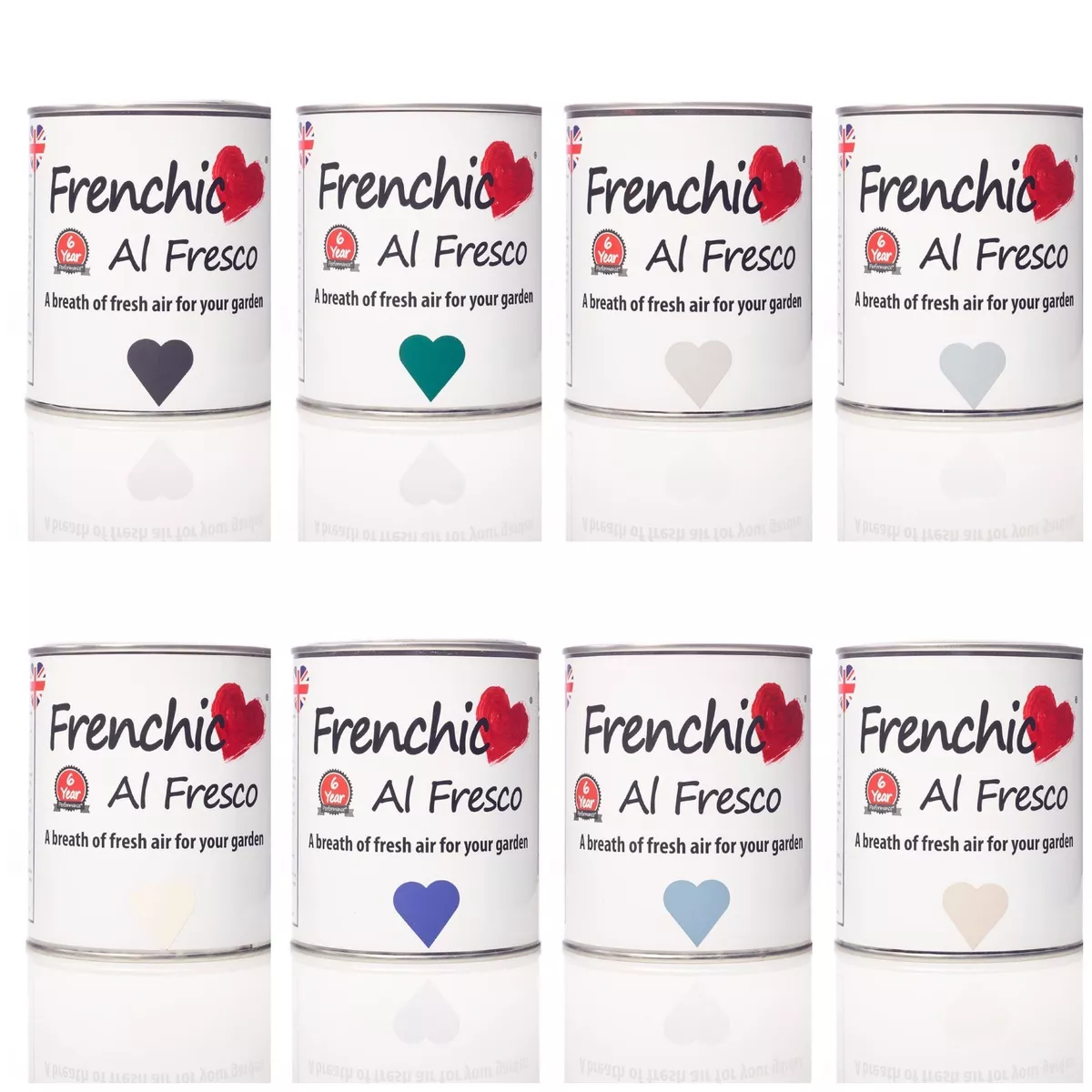 Frenchic Al Fresco Furniture Paint Outdoor Range 750ml 250ml or 150ml Stockist