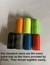 3d Printed Risers / Feet for XTool D1 (x4) Multi Colors Avail Standard Height