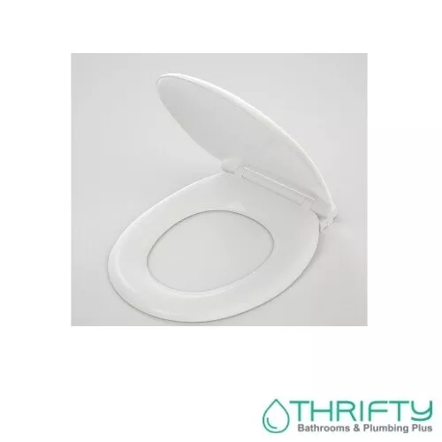Caroma Caravelle Commercial Seat Standard Hinge Double Flap GermGard® 254006W - Picture 1 of 2