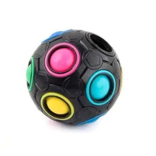 Magic Rainbow Puzzle Ball, Speed Cube Ball Fun Stress Reliever Magic Ball