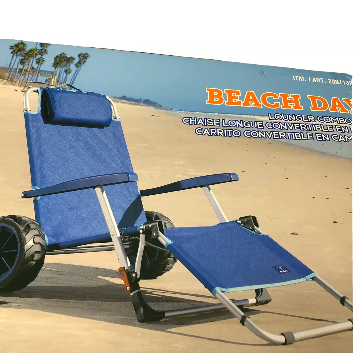 Beach cart chair combo hot sale