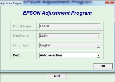 epson l5190 ink pad resetter