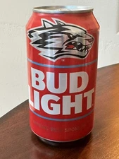 2024 New Mexico Lobos Bud Light - limited edition empty Beer Can - Bottom Opened