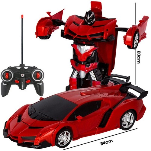 Remote Control Car Transforming Robot toy RC Cars Toys for Kids Boys age 5 6 7 8 - Picture 7 of 8
