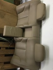 Mercedes W140 Limo R&uuml;ckenlehne hinten beige champignon mit Kopfst&uuml;tzen und MAL