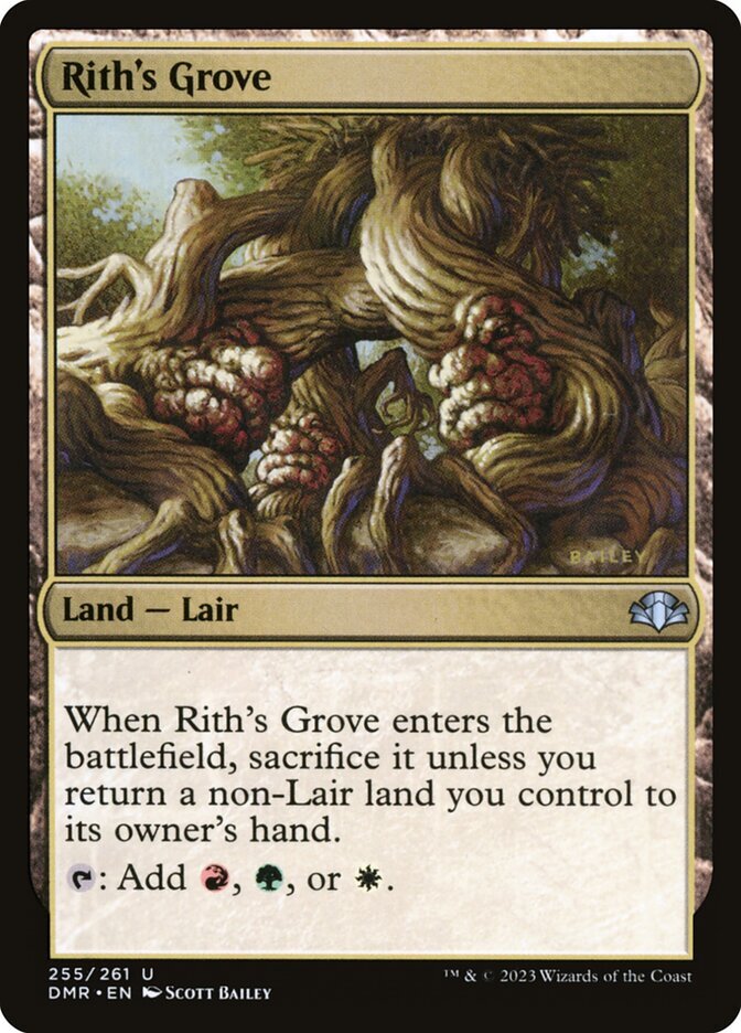 Dominaria Remastered MTG Rith's Grove 255/520 LP Magic the Gathering