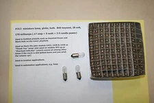 PINBALL # 313 PK 10 GOTTLIEB AVIATION JEEP AUTOMOTIVE LAMP GLOBE  BULB #313