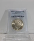 TOP 50!  1922-P  PEACE "VAM-5, Tripled Leaves" Silver Dollar, PCGS MS-63!