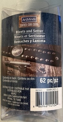 Rivets & Setter Kit by Art minds -rivets And Setter - 62 Pcs