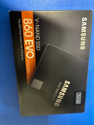 Samsung 860 EVO 6 Gb/s  250 GB  2,5 Zoll  SSD SATA III  (MZ-76P256B/EU)