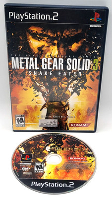 Metal Gear Solid 3: Snake Eater (Sony PlayStation 2, 2004) PS2 GAME & CASE