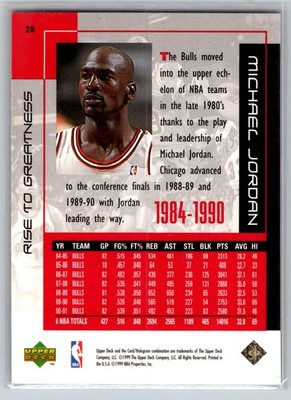 Michael Jordan - 1999 Upper Deck Michael Jordan Career Collection
