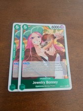 2x Jewelry Bonney EB03-017 R Rare Holo NM One Piece Canadian Seller!